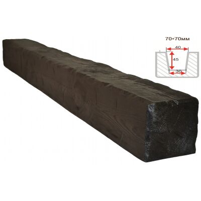 Балка декоративная "Рустик" 70х70мм 1000мм Арнодекор купить в Санкт-Петербурге