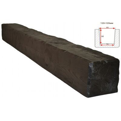 Балка декоративная "Рустик" 120х120мм 1000мм Арнодекор купить в Санкт-Петербурге