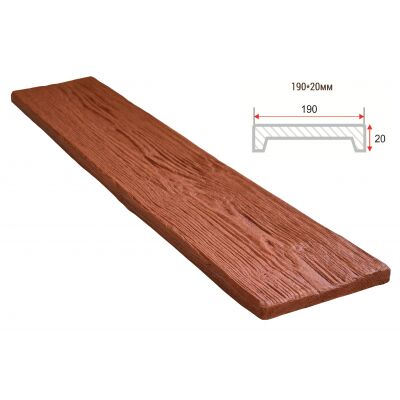 Доска декоративная "Рустик" 190х20мм 1000мм Арнодекор купить в Санкт-Петербурге