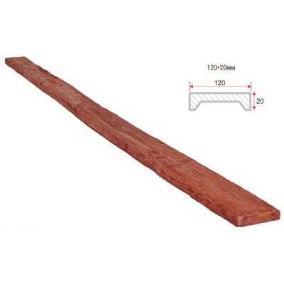 Доска декоративная "Рустик" 120х20мм 1000мм Арнодекор купить в Санкт-Петербурге