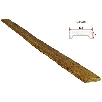 Доска декоративная "Рустик" 120х20мм 1000мм Арнодекор купить в Санкт-Петербурге