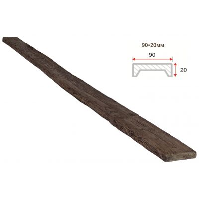 Доска декоративная "Рустик" 90х20мм 1000мм Арнодекор купить в Санкт-Петербурге