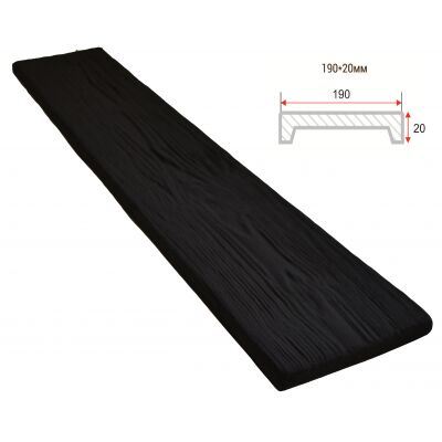 Доска декоративная "Рустик" 190х20мм 1000мм Арнодекор купить в Санкт-Петербурге