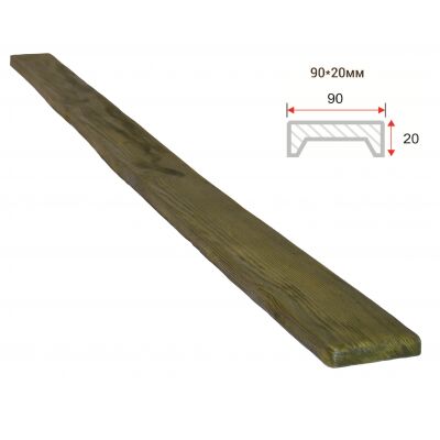 Доска декоративная "Модерн" 90х20мм 1000мм Арнодекор купить в Санкт-Петербурге