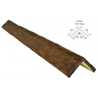 Уголок декоративный "Рустик" 145х145мм 1000мм Арнодекор купить в Санкт-Петербурге