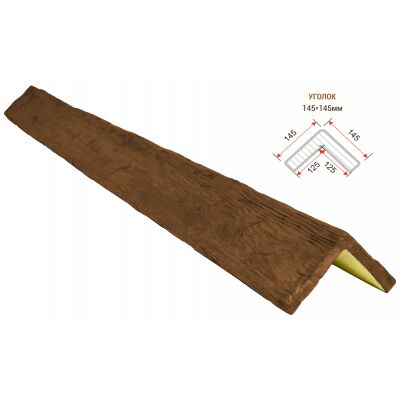 Уголок декоративный "Рустик" 145х145мм 1000мм Арнодекор купить в Санкт-Петербурге