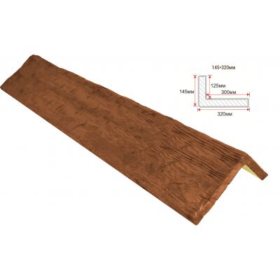 Оконный откос "Рустик" 145х320х20мм 1000мм Арнодекор купить в Санкт-Петербурге