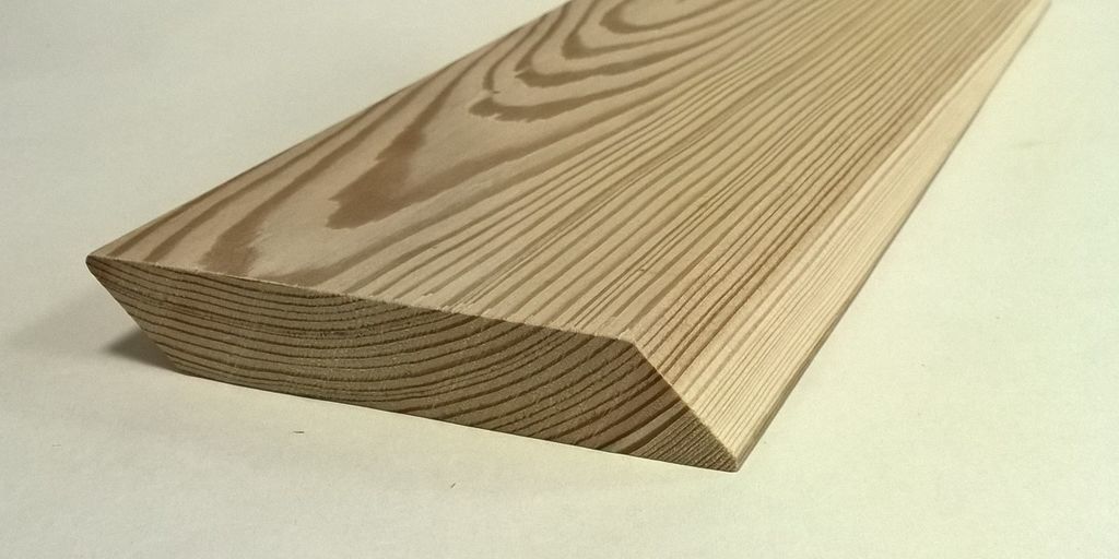 Планкен скошенный ширина 140 Лиственница Сорт ВС 3 м купить в Санкт-Петербурге