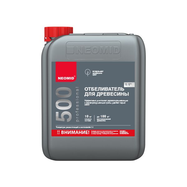 NEOMID 500 35кг отбеливающий состав для древесины концентрат 1:1 купить в Санкт-Петербурге