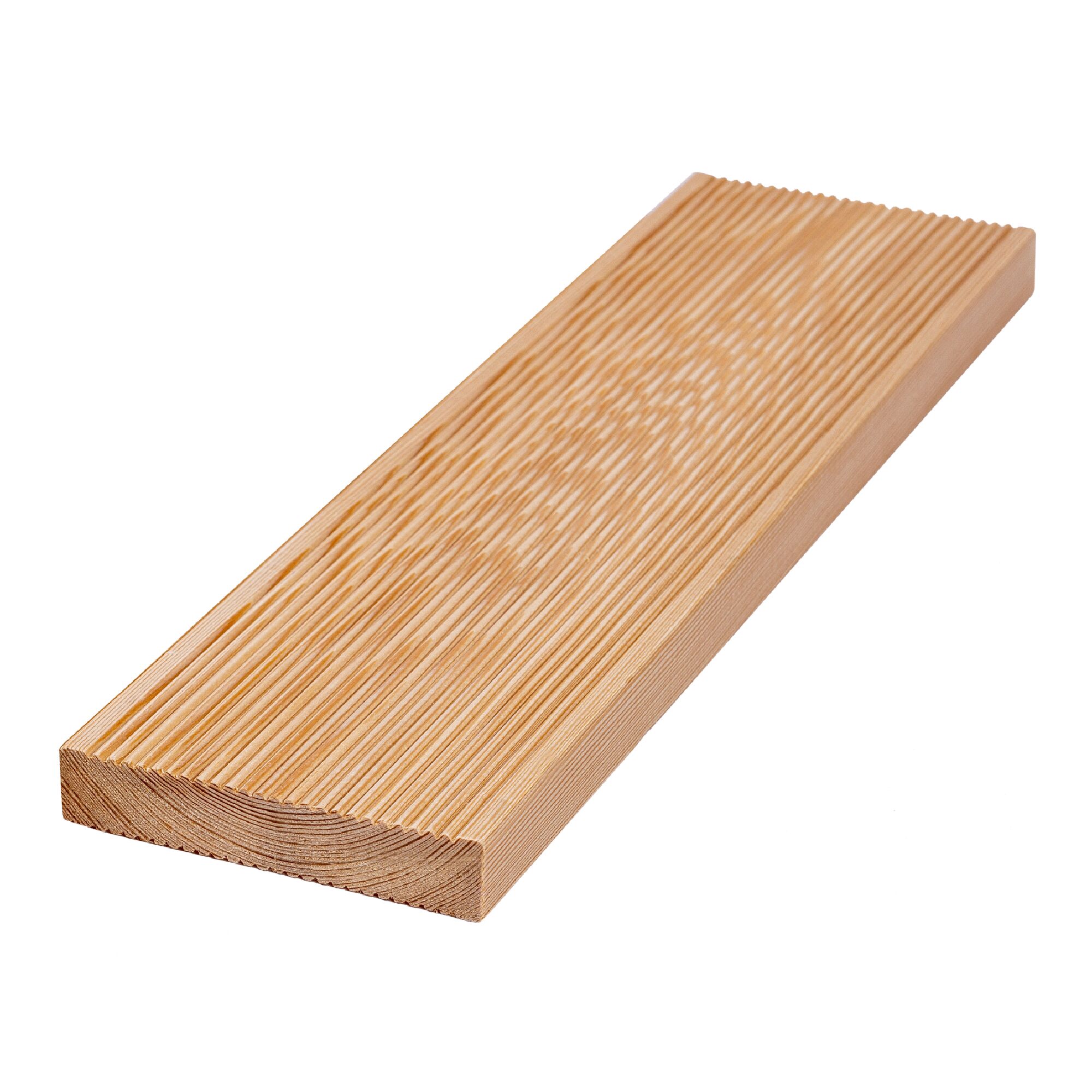 Доска террасная (Вельвет) ТехноНиколь Лиственница (35) сорт B 4000х142х27мм (3 шт) купить в Санкт-Петербурге