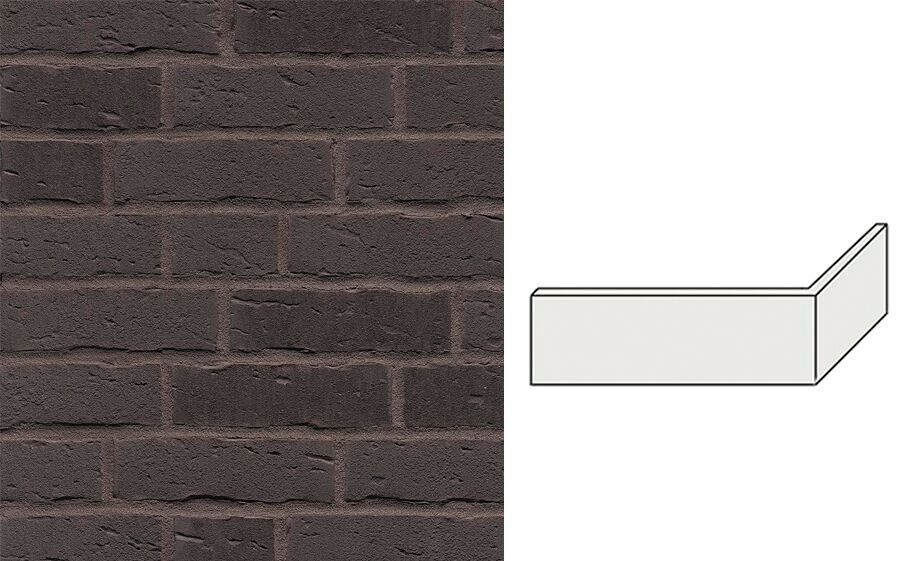 Клинкерная плитка угловая W693NF11 (240+115)x11x71мм 15шт/уп FeldHaus купить в Санкт-Петербурге