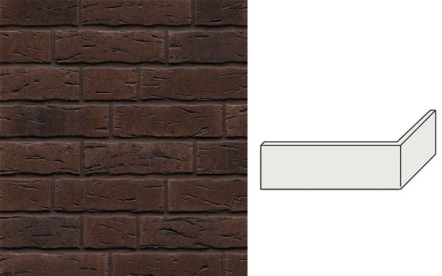 Клинкерная плитка угловая W669NF11 (240+115)x11x71мм 15шт/уп FeldHaus купить в Санкт-Петербурге