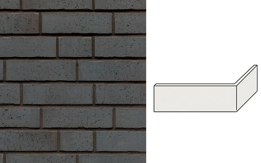 Клинкерная плитка угловая W777DF14 (240+115)х52х14мм 12шт/уп FeldHaus купить в Санкт-Петербурге