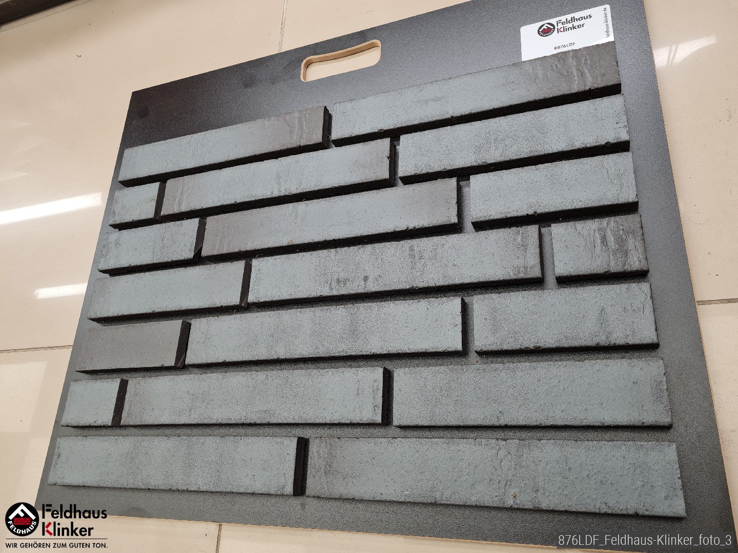 R876XLDF14 Клинкерная плитка Feldhaus Klinker Amena anthracit azul купить в Санкт-Петербурге