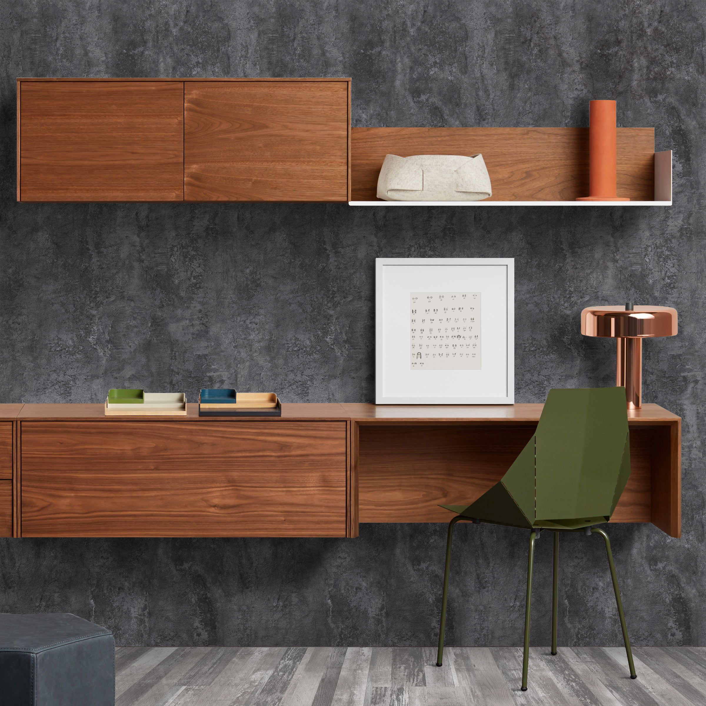 Quick Deck Plus Панель стеновая ЛВДСПШ Бетон Темный 12х596х2420мм 50шт/пал купить в Санкт-Петербурге