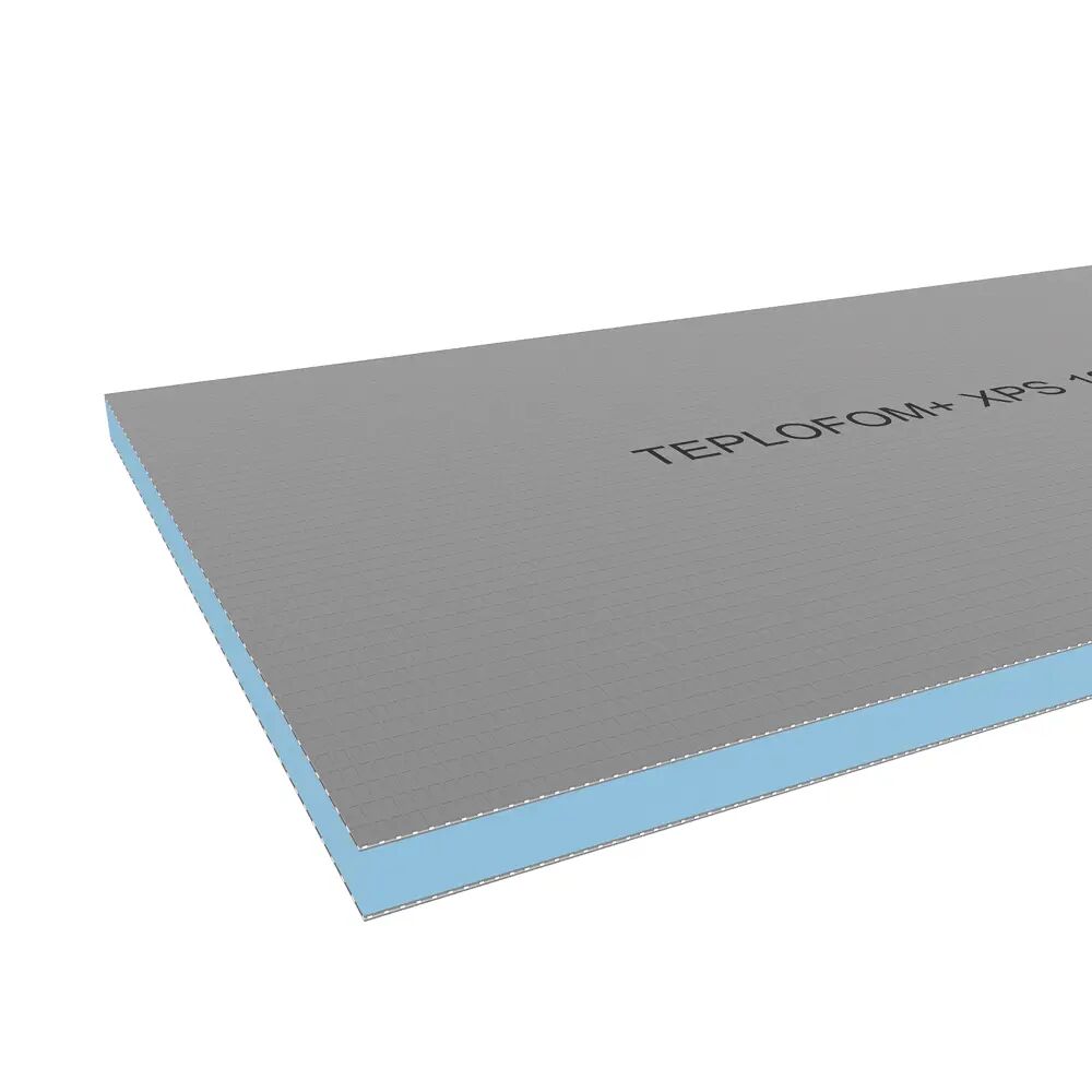 Конструкционная панель Teplofom+ 40 XPS 2500х600х40 мм двусторонний слой купить в Санкт-Петербурге