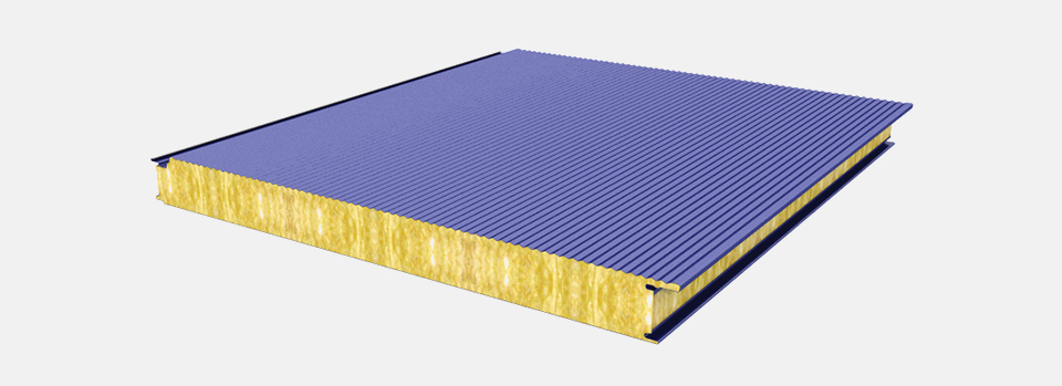  Стеновая трехслойная сэндвич-панель с видимым креплением Z-Lock   купить в Санкт-Петербурге