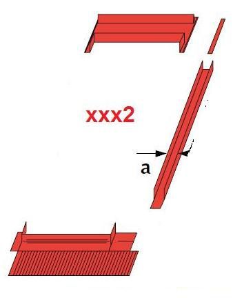 Velux EKS 0002E MK06 78х118см центральный элемент оклада для комбинации из трёх окон горизонтально для плоской кровли купить в Санкт-Петербурге