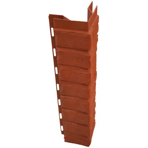 Наружный  угол для цокольной панели  кирпичный Snowbird купить в Санкт-Петербурге