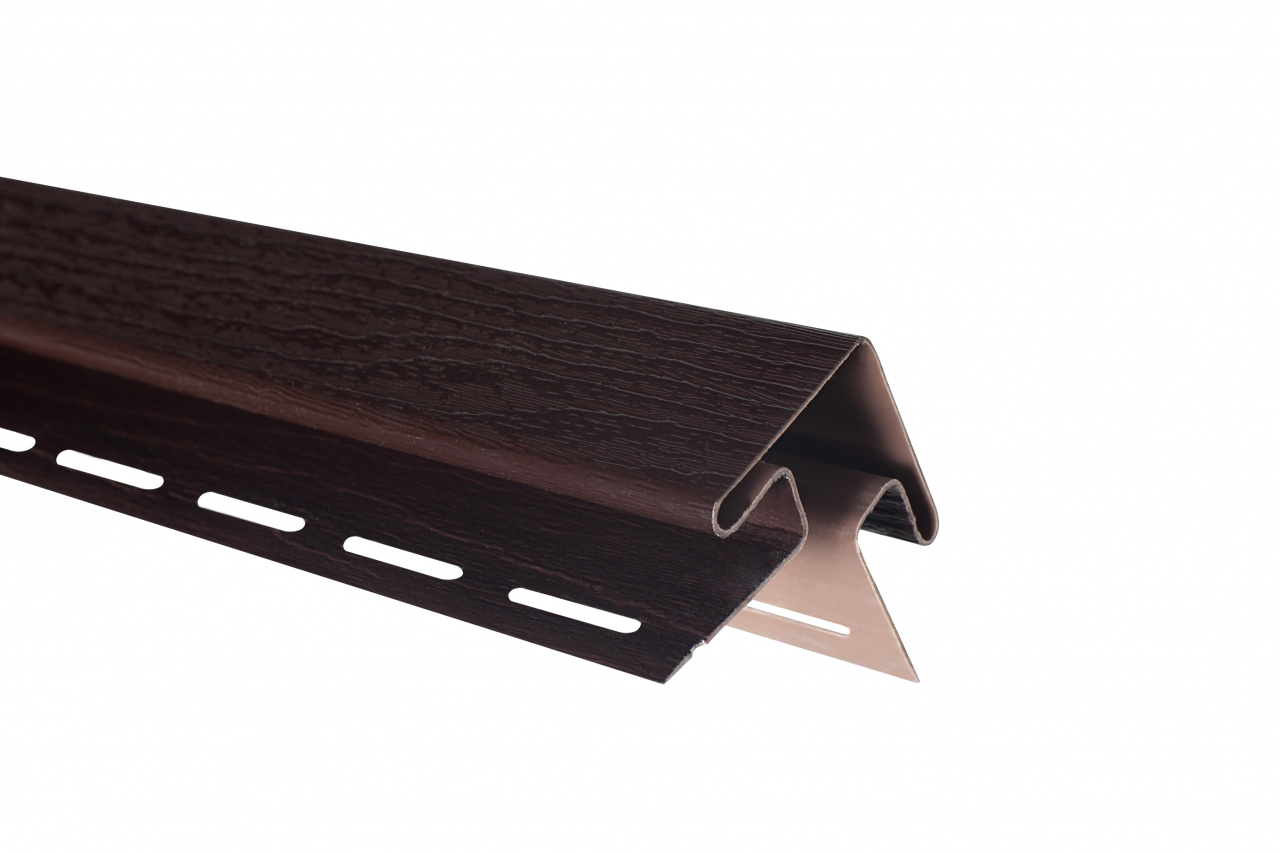 Угол наружный малый Альта-Профиль, коричневый купить в Санкт-Петербурге