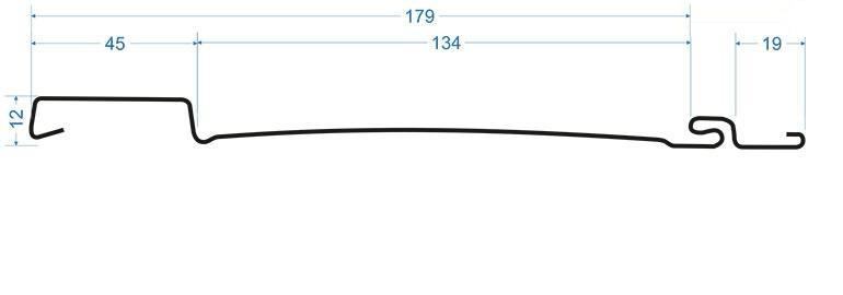 Сайдинг Docke PREMIUM S7 Вертикальный 3000х180мм Графит купить в Санкт-Петербурге