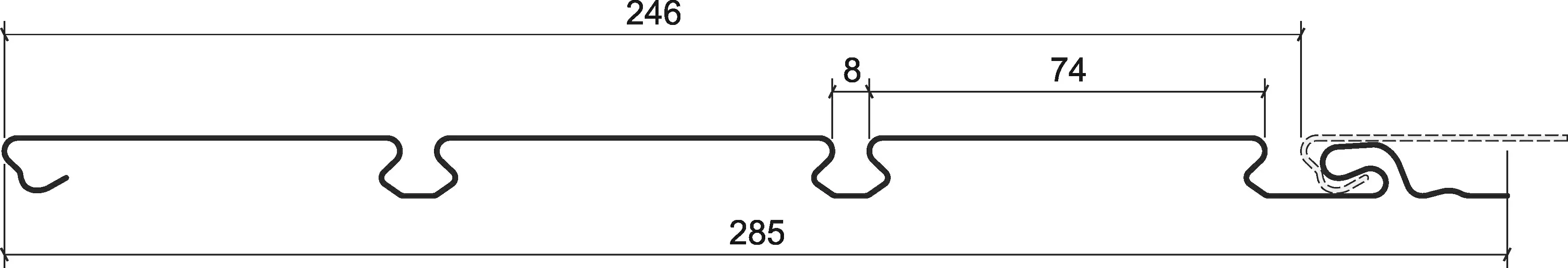 Софит Grand Line Estetic со скрытой перфорацией коричневый купить в Санкт-Петербурге