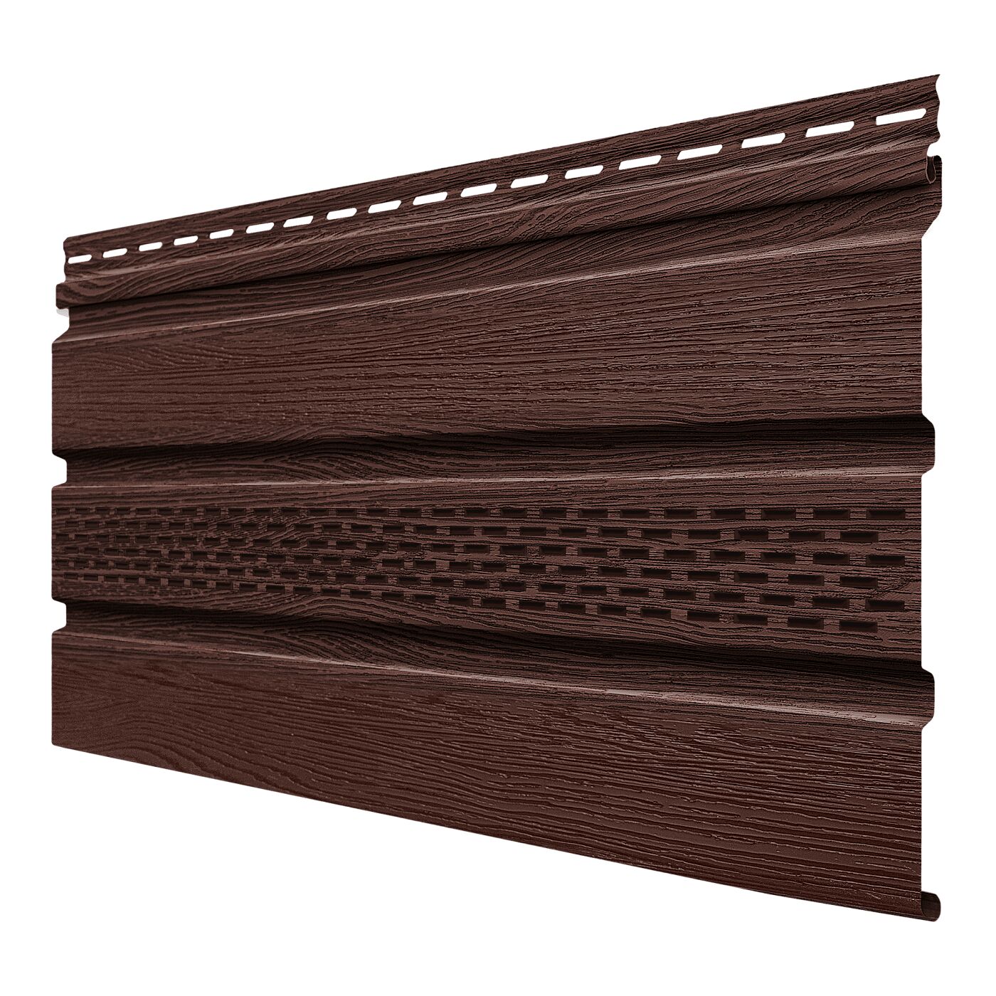 Софит частично перфорированный Фактур ТехноНИКОЛЬ 3000х305мм Орех 10шт/уп купить в Санкт-Петербурге