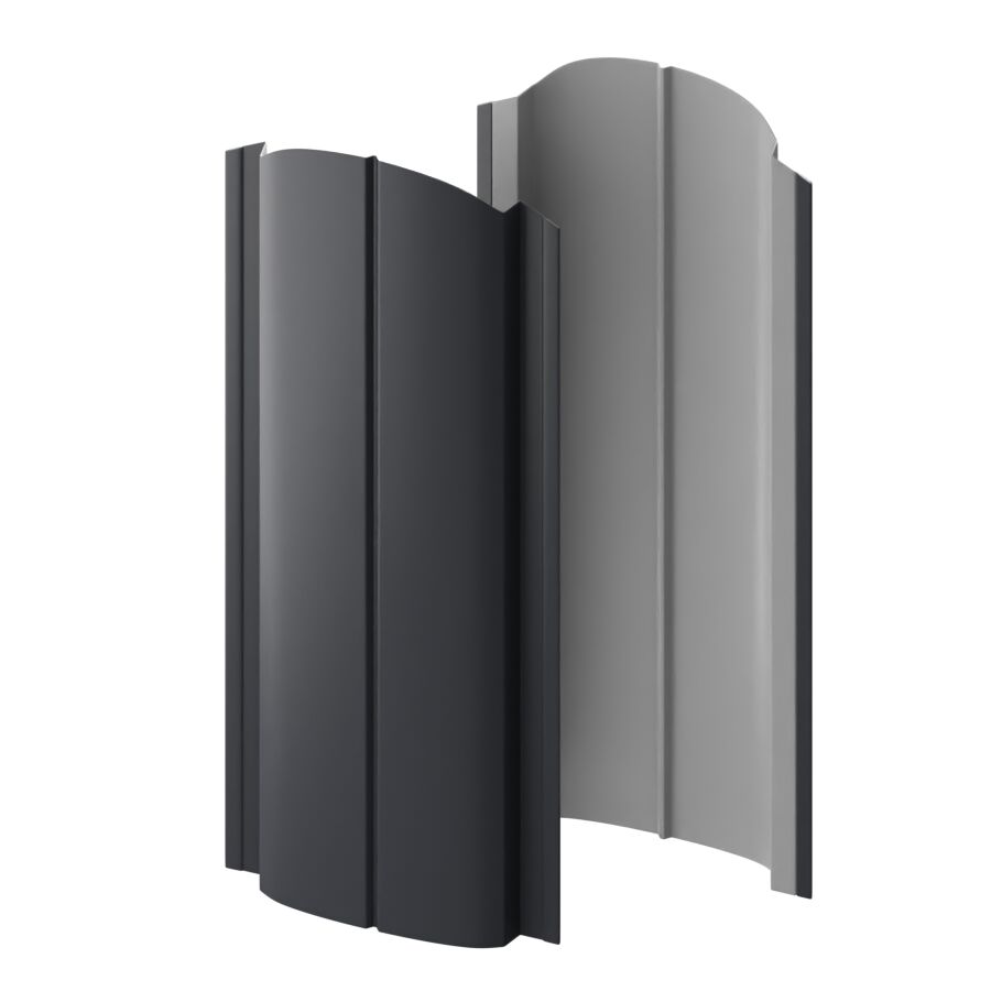 Штакетник металлический МП ELLIPSE-O фигурный PURMAN купить в Санкт-Петербурге