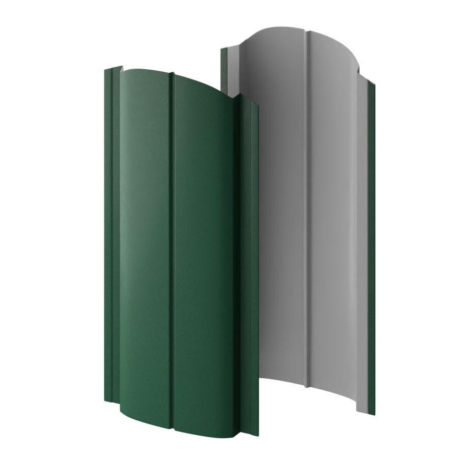 Штакетник металлический МП ELLIPSE-O фигурный PE 0,40мм купить в Санкт-Петербурге