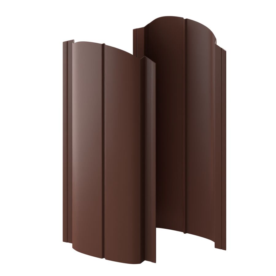 Штакетник МП ELLIPSE-O фигурный 0.40мм ПЭ двусторонний {длины по списку} купить в Санкт-Петербурге