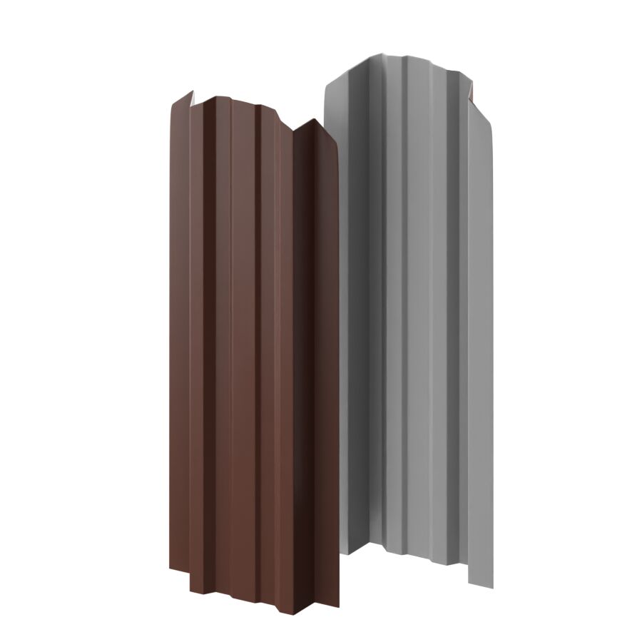 Штакетник металлический МП LANE-O фигурный Puretan купить в Санкт-Петербурге