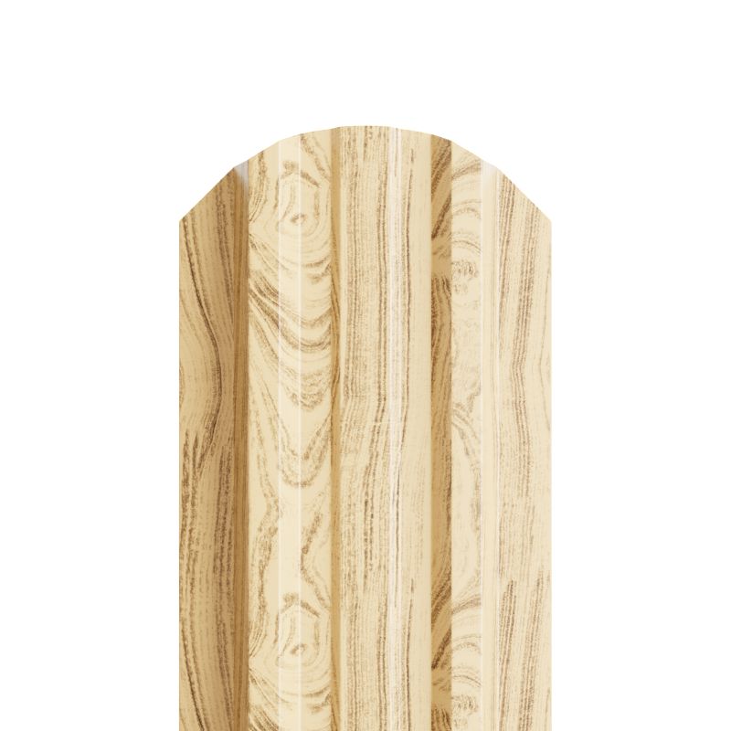 Штакетник МП LАNE-O-БР фигурный 0.50мм Ecosteel Matt {длины по списку} купить в Санкт-Петербурге