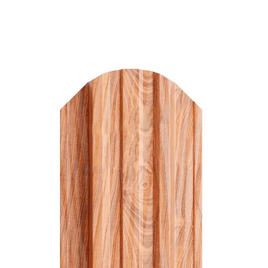 Штакетник МП TRAPEZE-O фигурный 0.50мм Ecosteel Textur {длины по списку} купить в Санкт-Петербурге