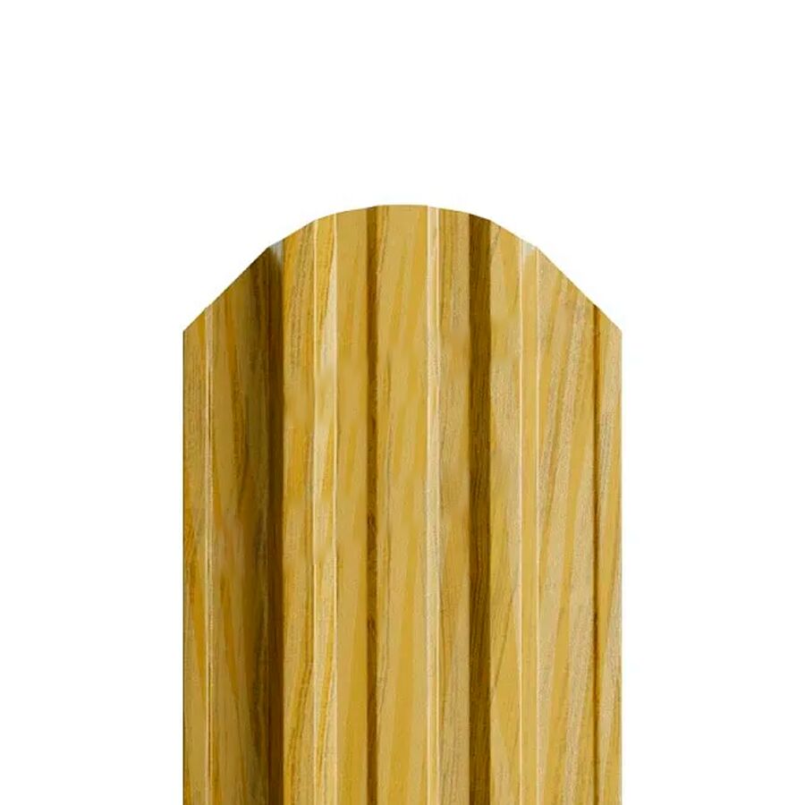 Штакетник МП TRAPEZE-O фигурный 0.50мм Ecosteel Textur {длины по списку} купить в Санкт-Петербурге