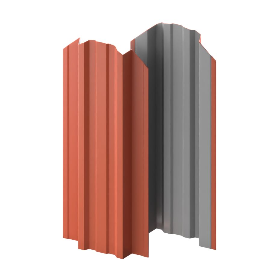 Штакетник МП TRAPEZE-O фигурный 0.50мм Puretan {длины по списку} купить в Санкт-Петербурге