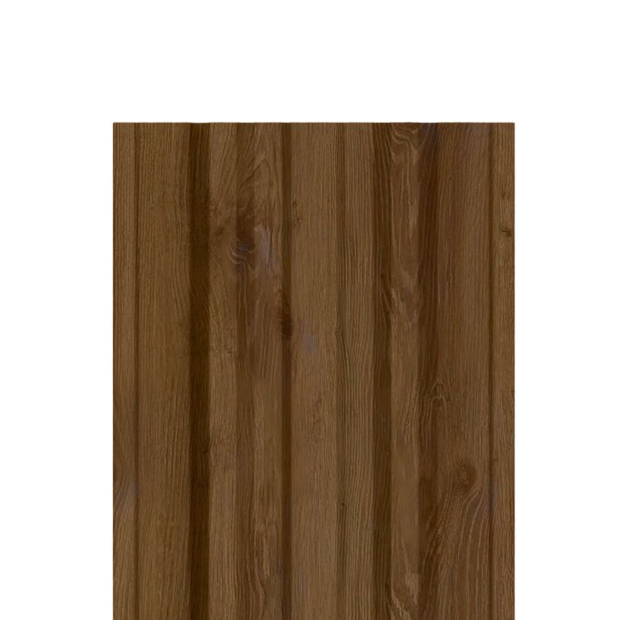 Штакетник МП TRAPEZE-T-БР прямой 0.45мм Античный дуб Ecosteel Matt двусторонний {длины по списку} купить в Санкт-Петербурге