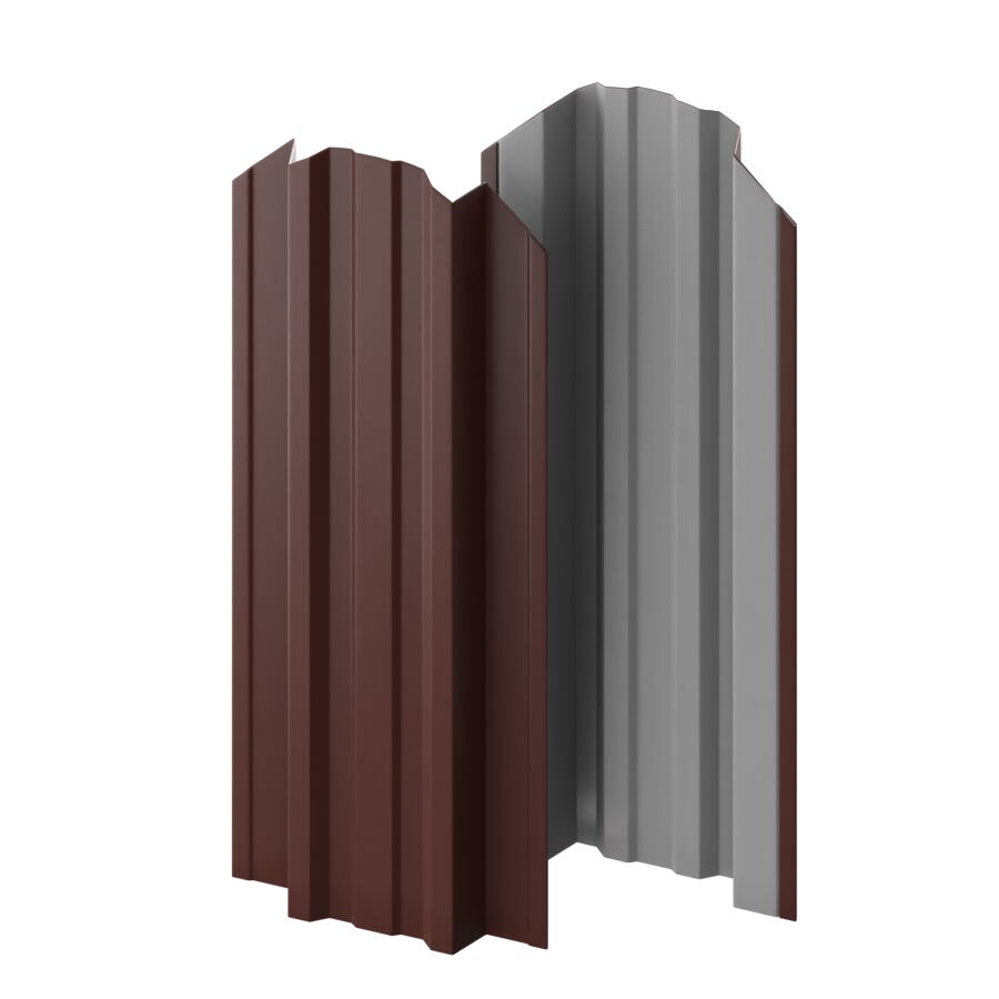 Штакетник МП TRAPEZE-O фигурный 0.50мм VikingMP Е {длины по списку} купить в Санкт-Петербурге