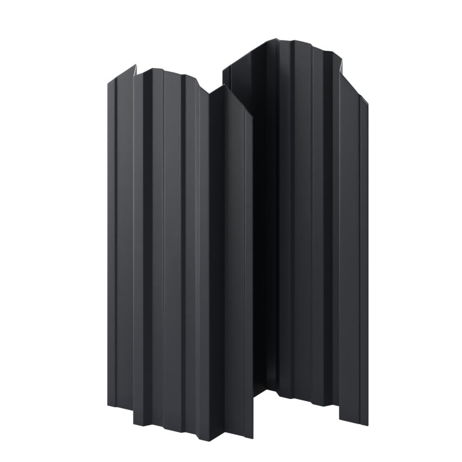 Штакетник МП TRAPEZE-O фигурный 0.45мм ПЭ двусторонний {длины по списку} купить в Санкт-Петербурге