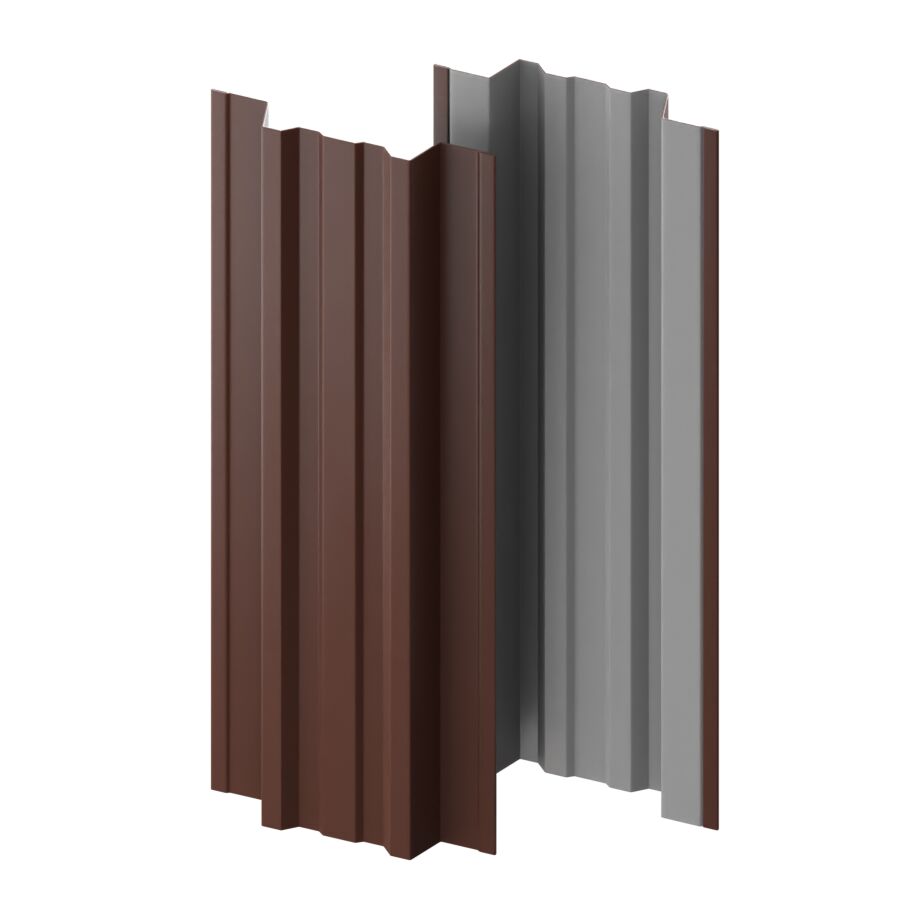 Штакетник МП TRAPEZE-T прямой 0.50мм Norman {длины по списку} купить в Санкт-Петербурге