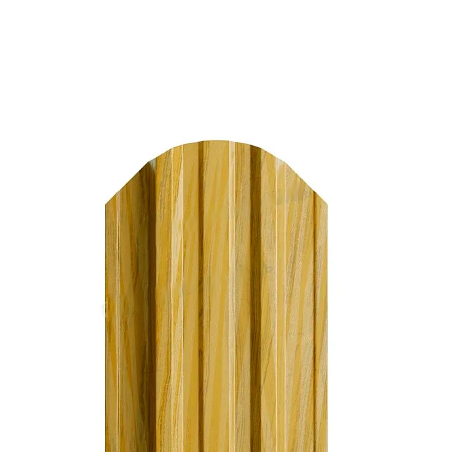 Штакетник МП TRAPEZE-O фигурный 0.50мм Ecosteel Textur {длины по списку} купить в Санкт-Петербурге