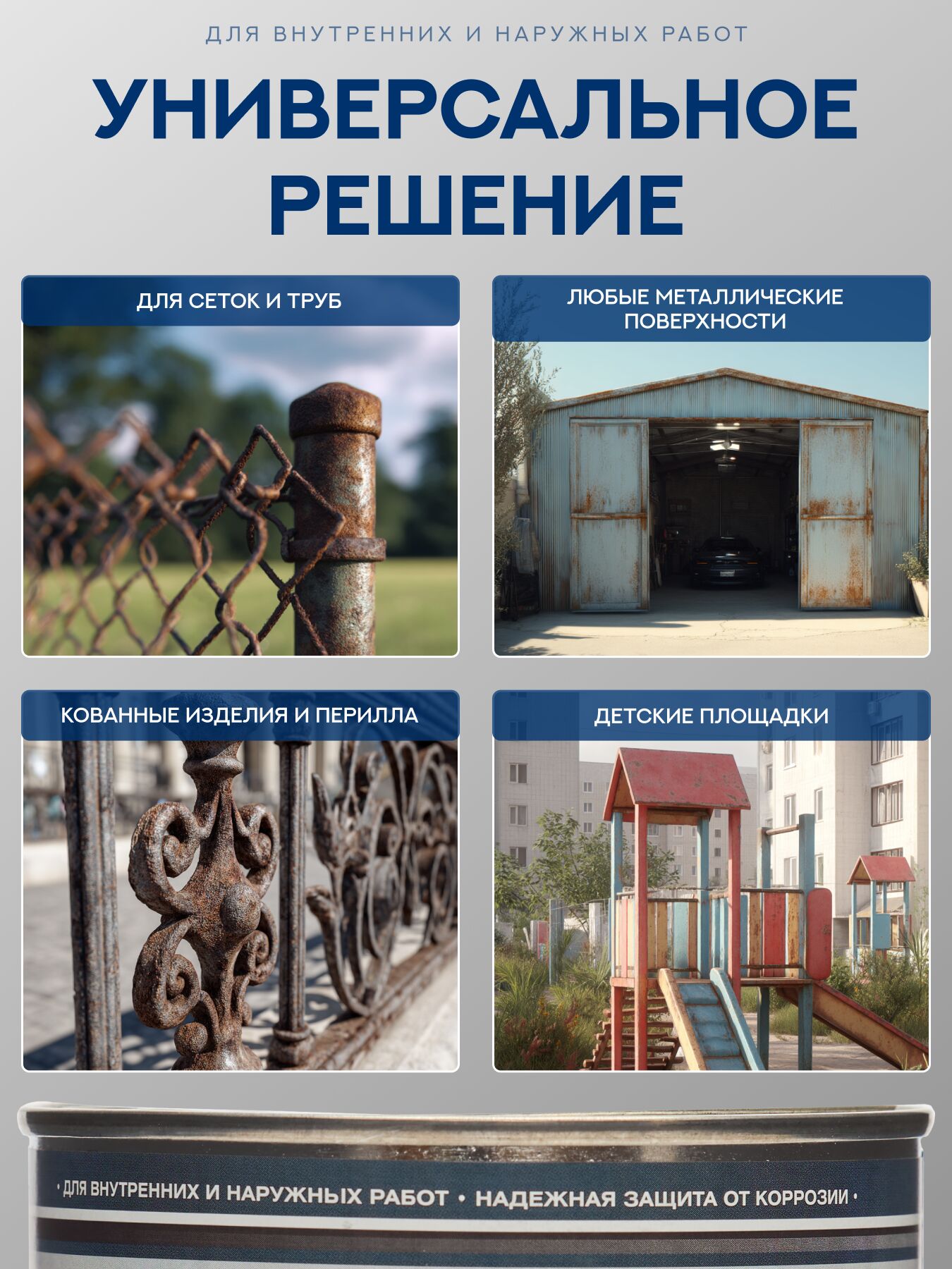 Защити металл Грунт эмаль (0.75кг) белый RAL9003 Сделай ПОЛ купить в Санкт-Петербурге