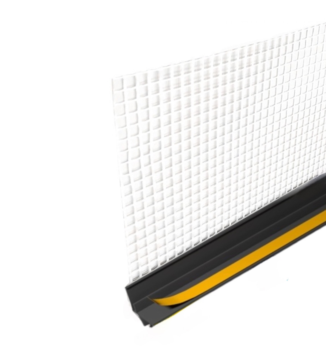 Профиль оконный примыкающий с армирующей сеткой (с пыльником) STROVER графит 2.4м купить в Санкт-Петербурге