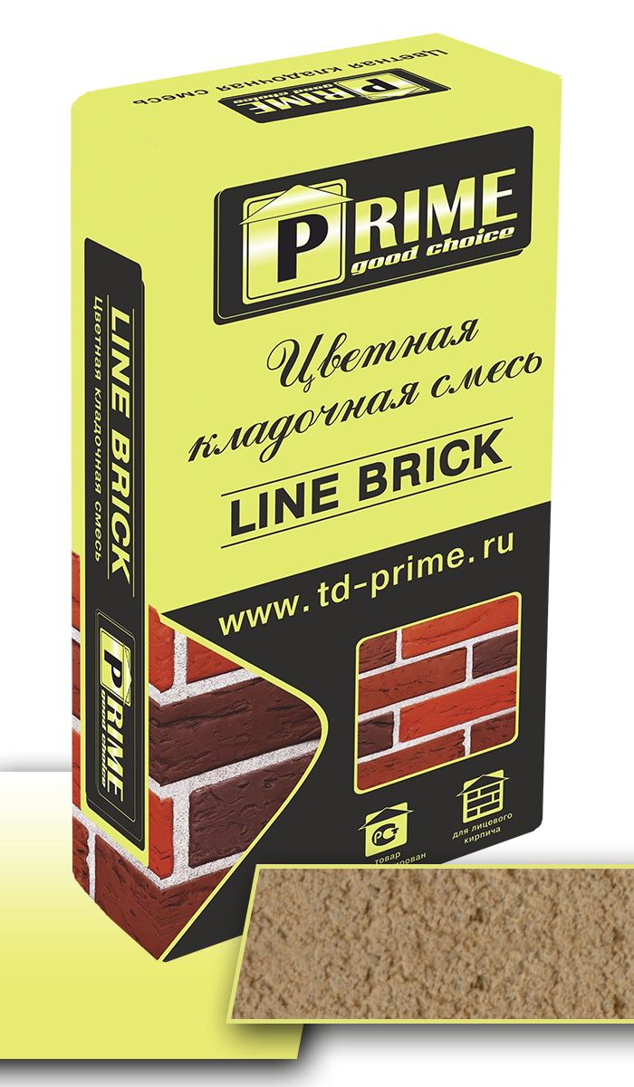 Цветная кладочная смесь LineBrick Klinker кремово-желтый купить в Санкт-Петербурге