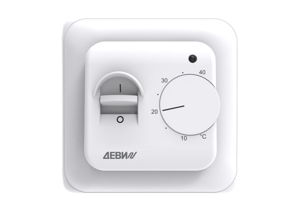 Терморегулятор ДЕВИ Base, с датчиком пола, 16А купить в Санкт-Петербурге