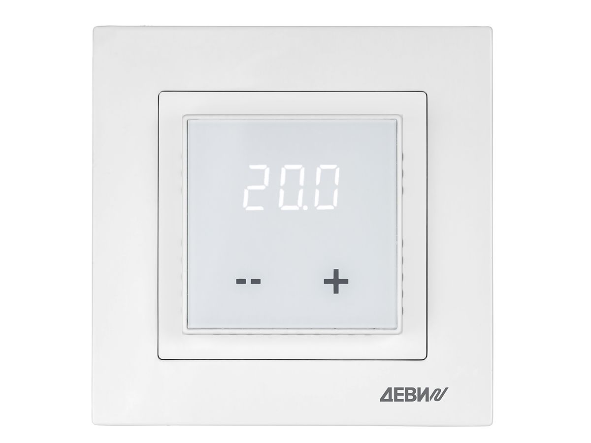 Терморегулятор ДЕВИ Room, с датчиком пола, 16А купить в Санкт-Петербурге