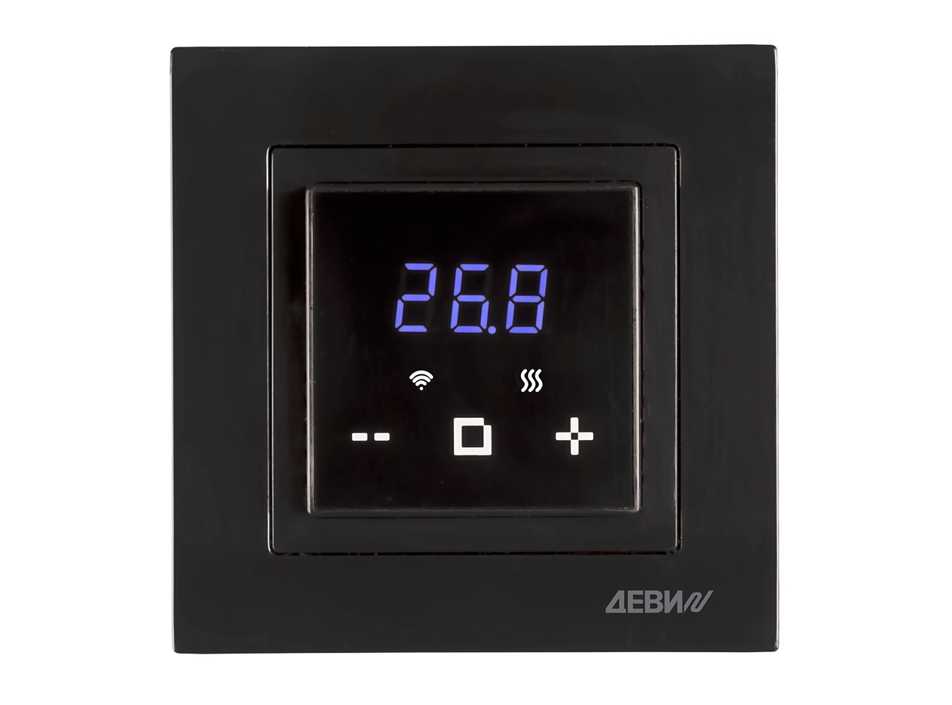 Терморегулятор ДЕВИ Classy c Wi-Fi, с датчиком пола, черный, 16А купить в Санкт-Петербурге