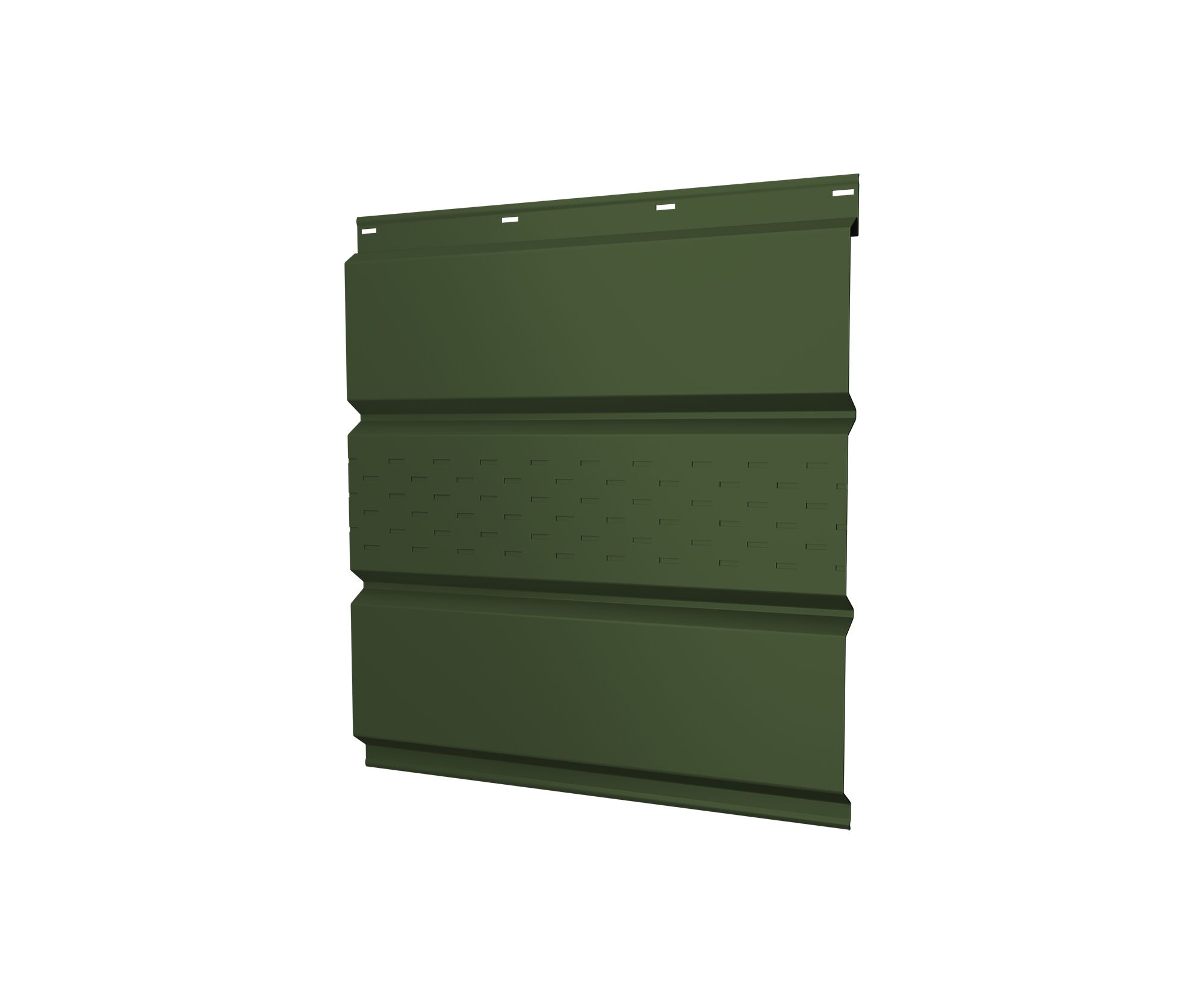 Софит металл центральная перфорация GL 0.50мм GreenCoat Pural BT {длины по спецификации} купить в Санкт-Петербурге