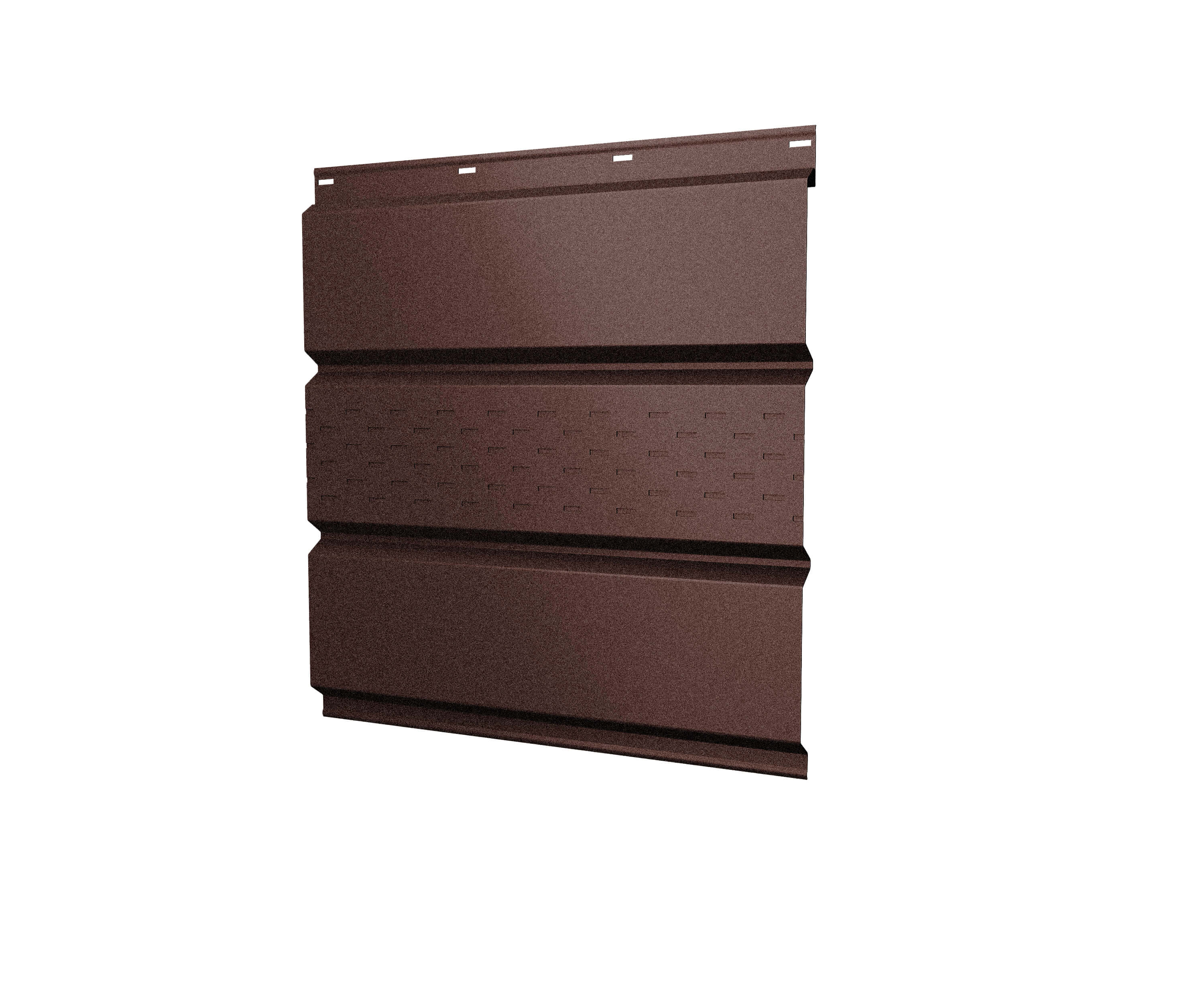 Софит металл центральная перфорация GL 0.50мм GreenCoat Pural BT {длины по спецификации} купить в Санкт-Петербурге