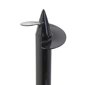 Свая d108 Н-3000мм "Классик" цвет черный купить в Санкт-Петербурге