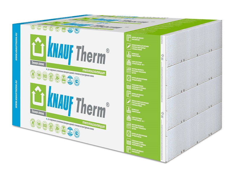 KNAUF Therm Теплая стена 100мм, 6 плит, 4.32м2, 600х1200мм, 0.432м3 купить в Санкт-Петербурге